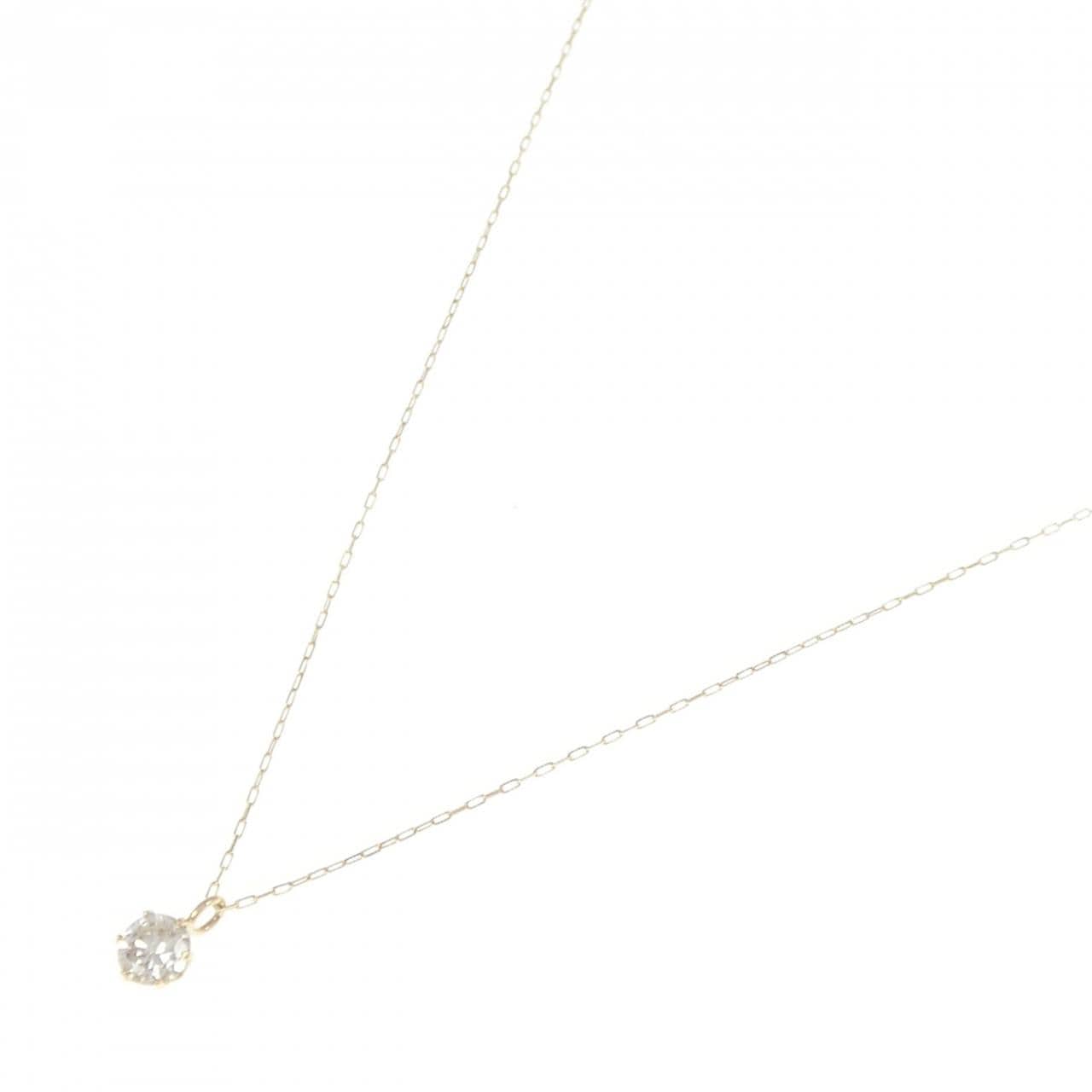 [BRAND NEW] K18YG Diamond Necklace 0.23CT