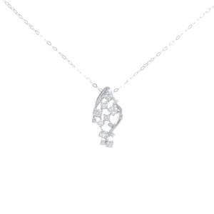 【新品】PT900/PT850 ダイヤモンド ネックレス 0.30CT