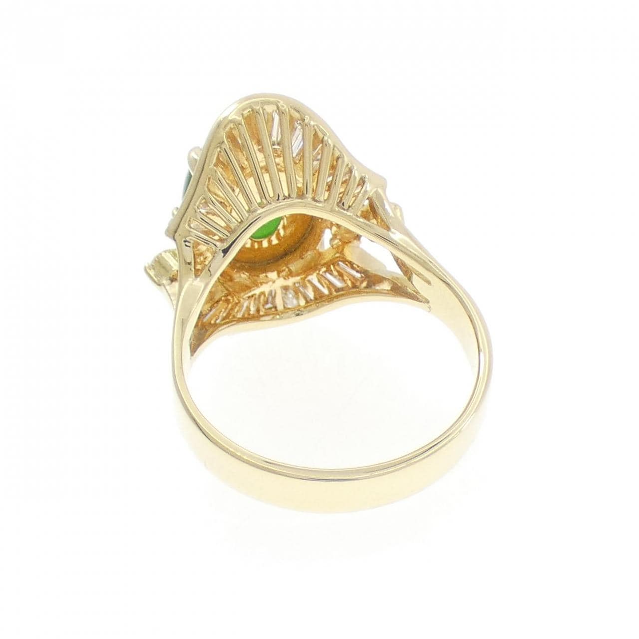 750YG ヒスイ リング