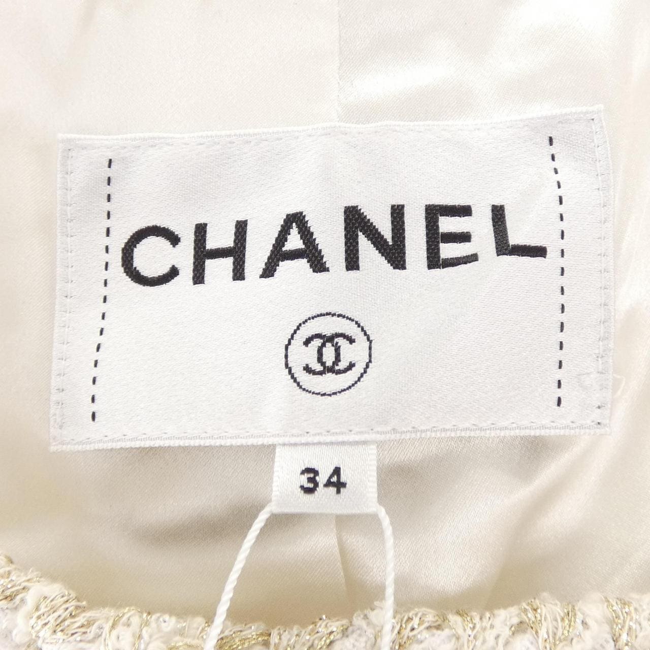 シャネル CHANEL LOOK62 P79844V72306 25A ノーカラージャケット