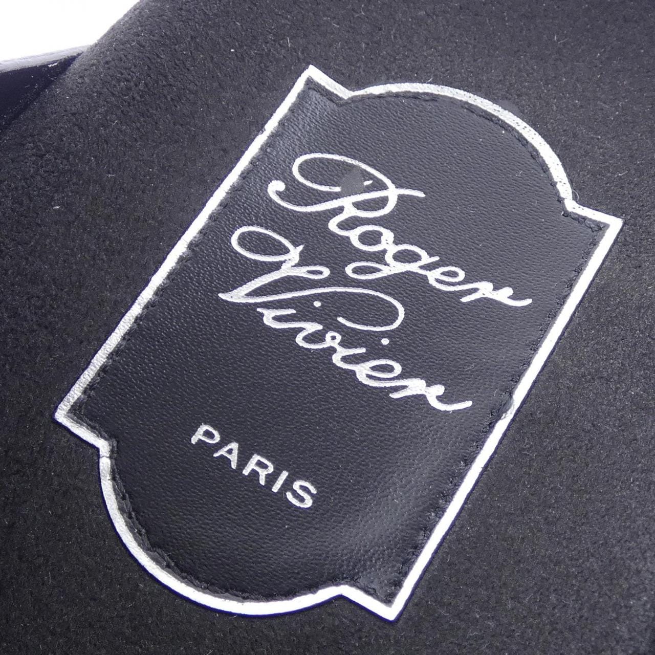 ロジェヴィヴィエ ROGER VIVIER ストラスバックル スライディーヴィヴ サンダル