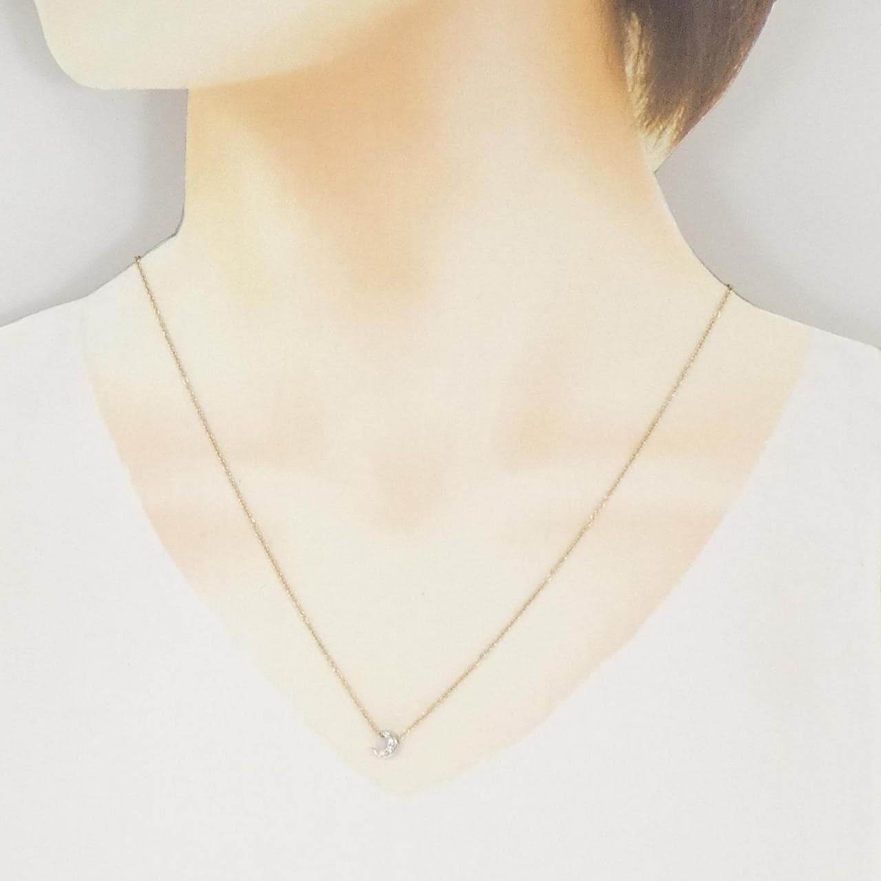 スタージュエリー スター ダイヤモンド ネックレス 0.03CT