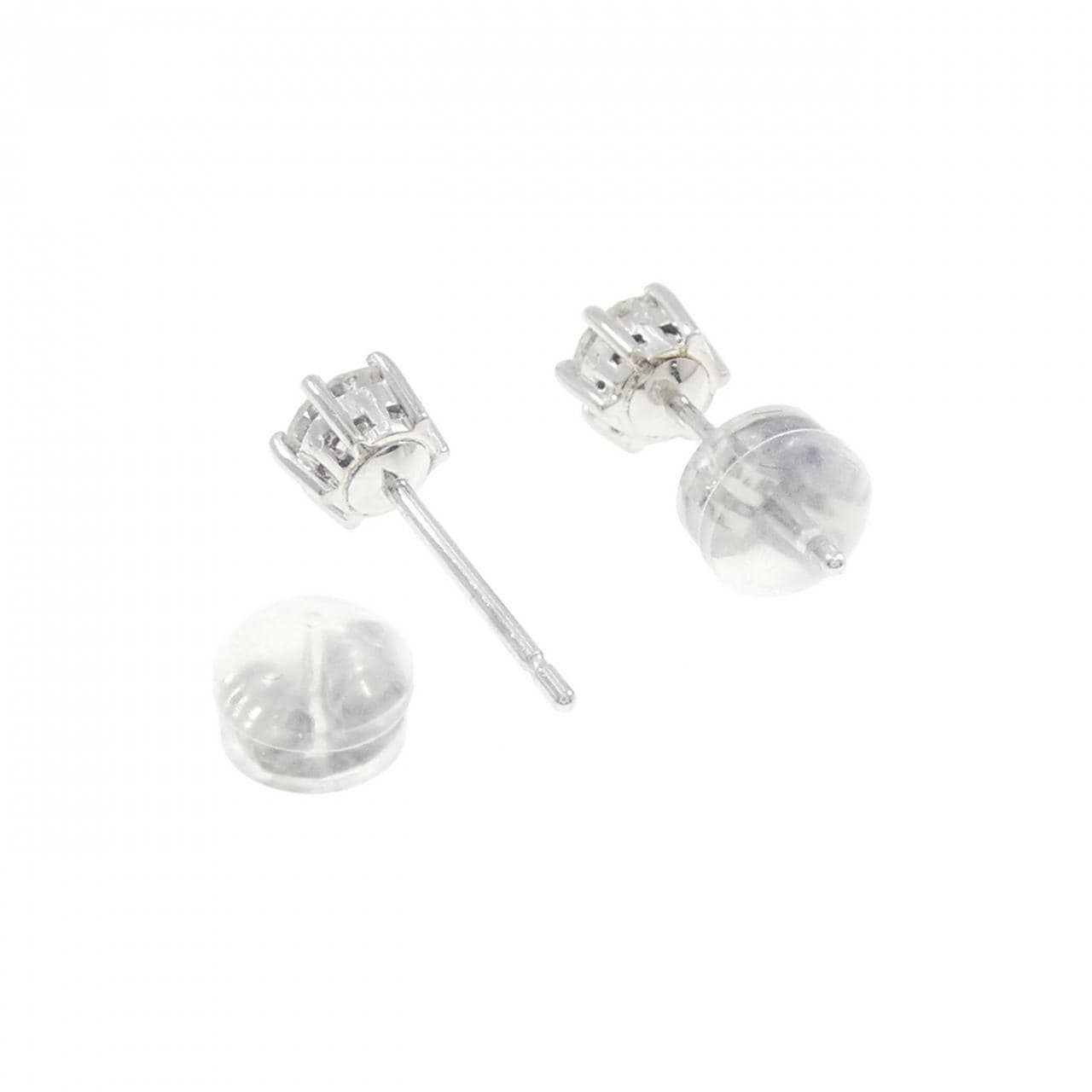 PT900单钻钻石耳环 0.70CT