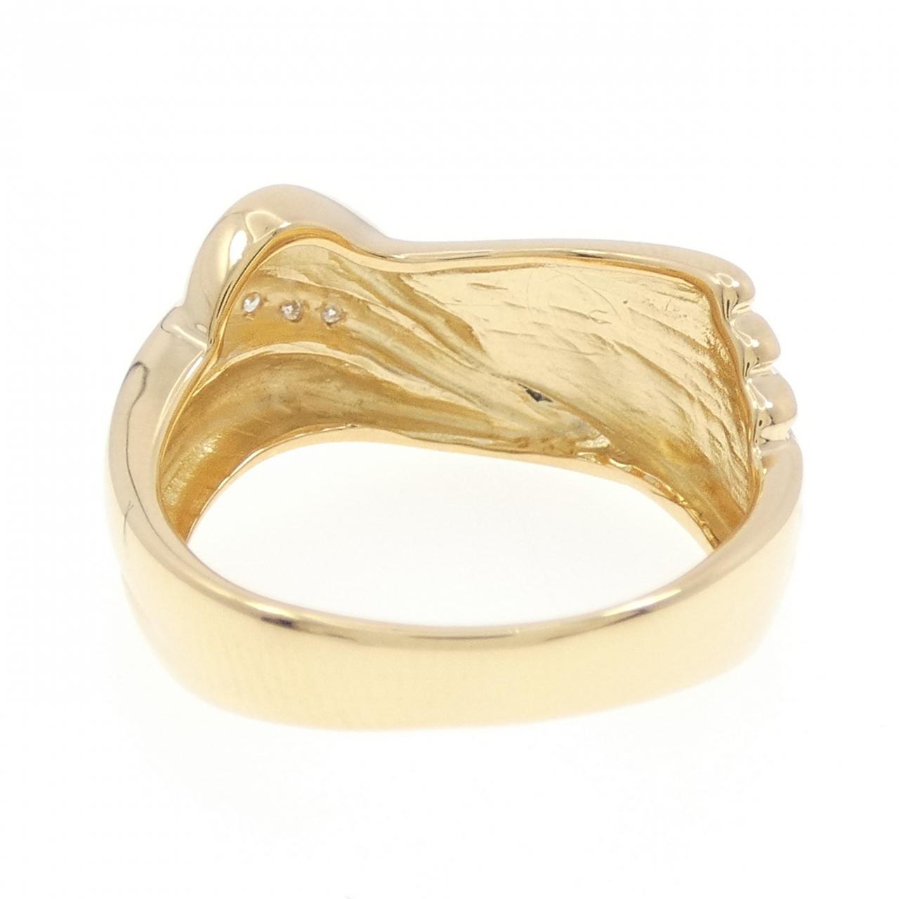 K18YG ダイヤモンド リング 0.02CT