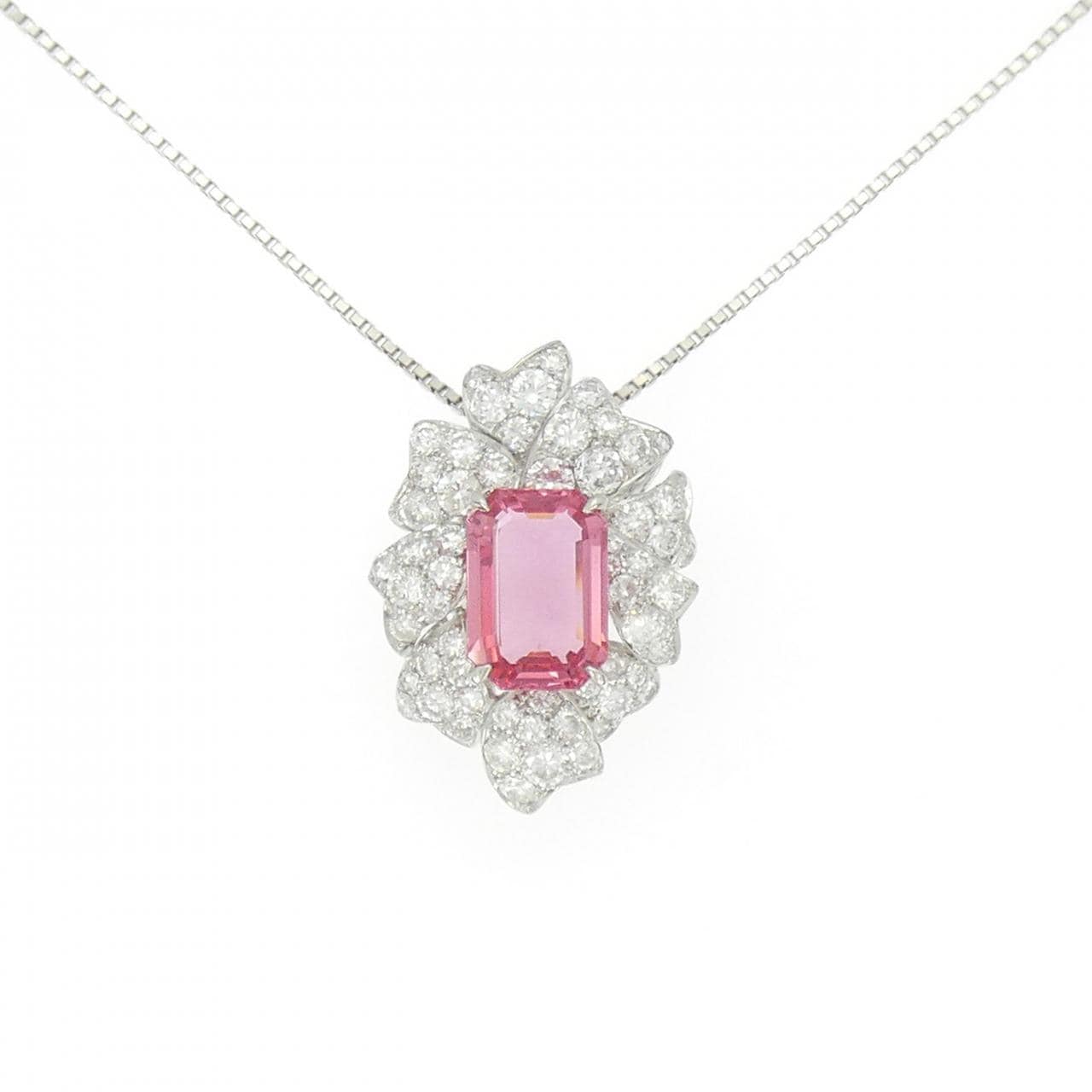 PT900/PT850 非加熱 サファイヤ ネックレス 4.18CT マダガスカル産