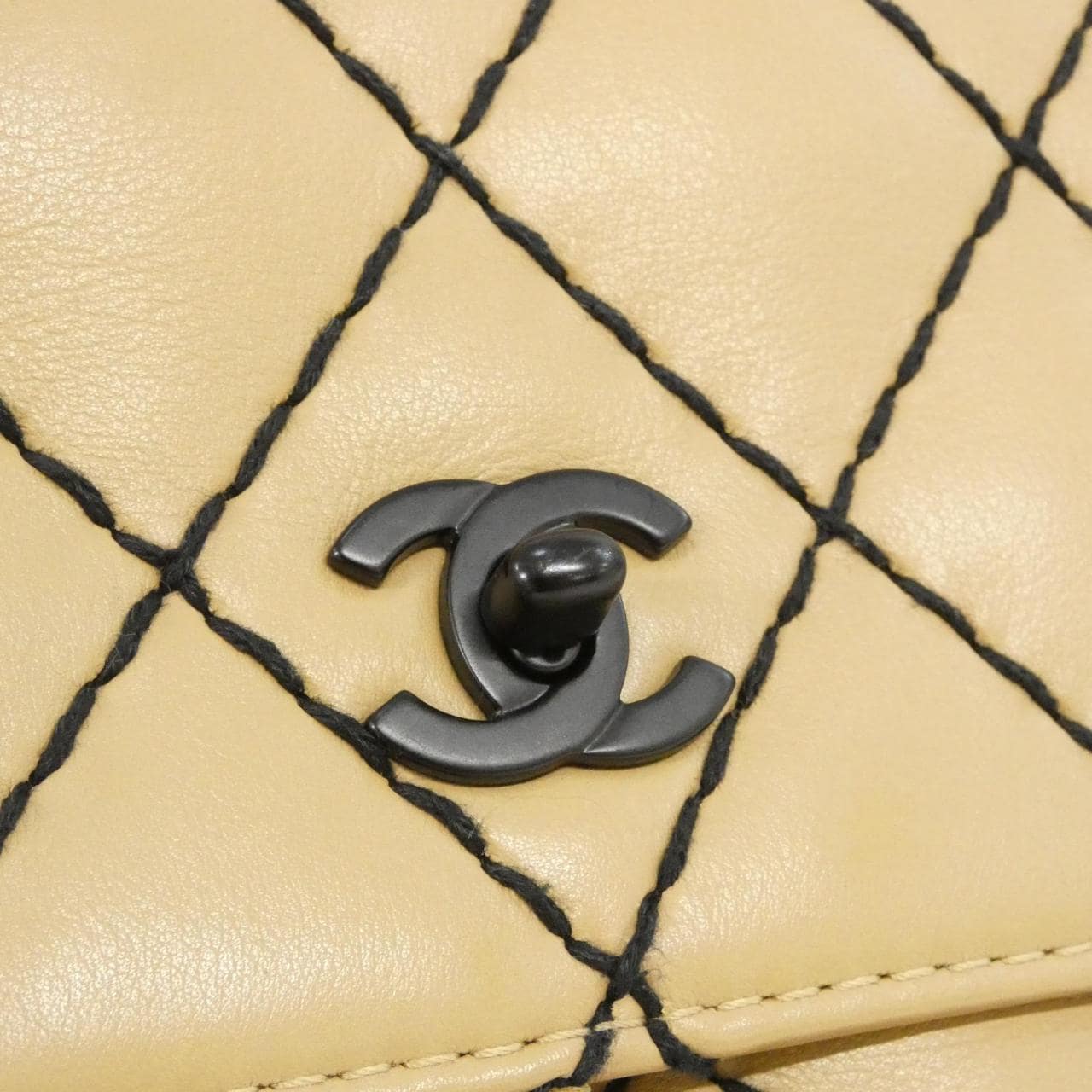 【ヴィンテージ】シャネル ワイルドステッチ ライン 14687 ショルダーバッグ