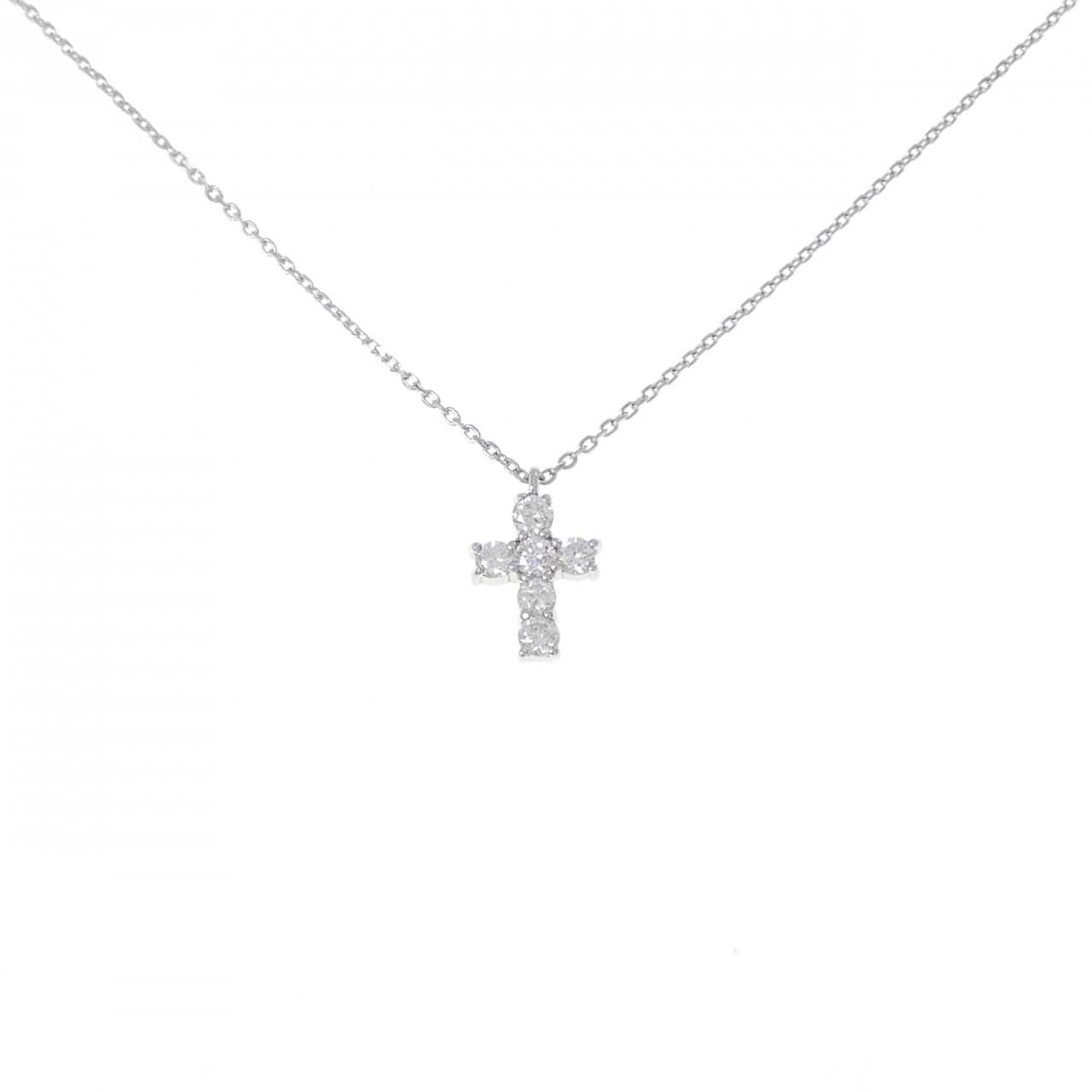 ヴァンドーム クロス ネックレス 0.30CT