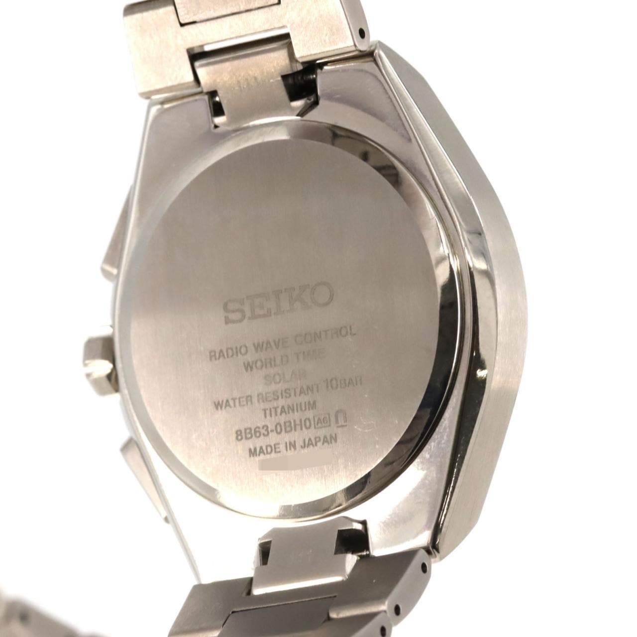 セイコー アストロン 電波時計 8B63-0BH0/SBXY085 TI ソーラークォーツ