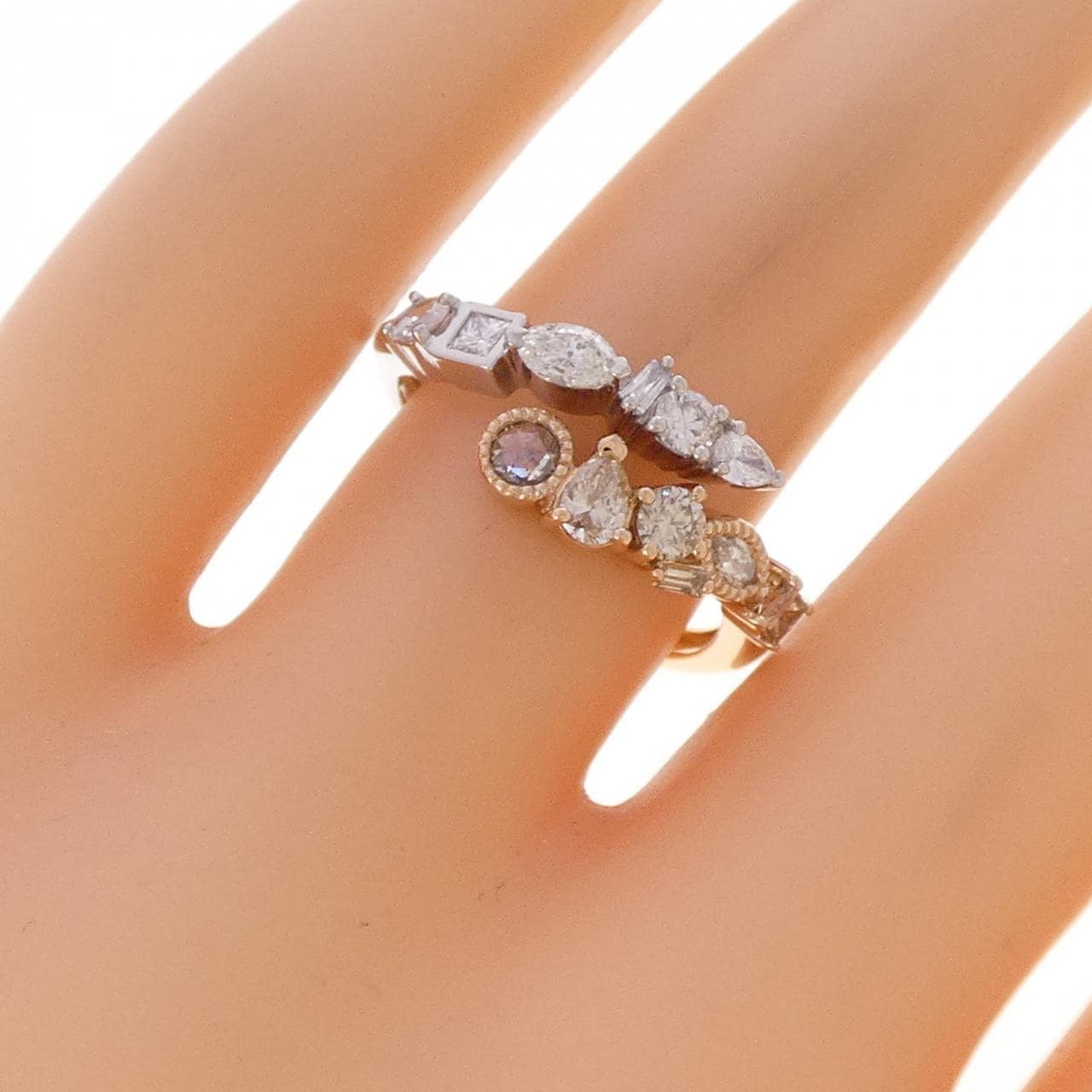 ジーエスティービー ダイヤモンド リング 0.65CT