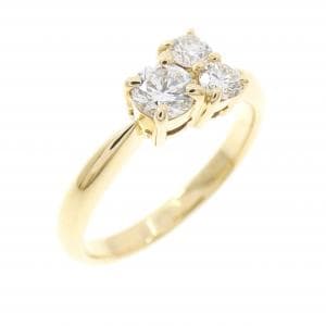 K18YG ダイヤモンド リング 0.240CT