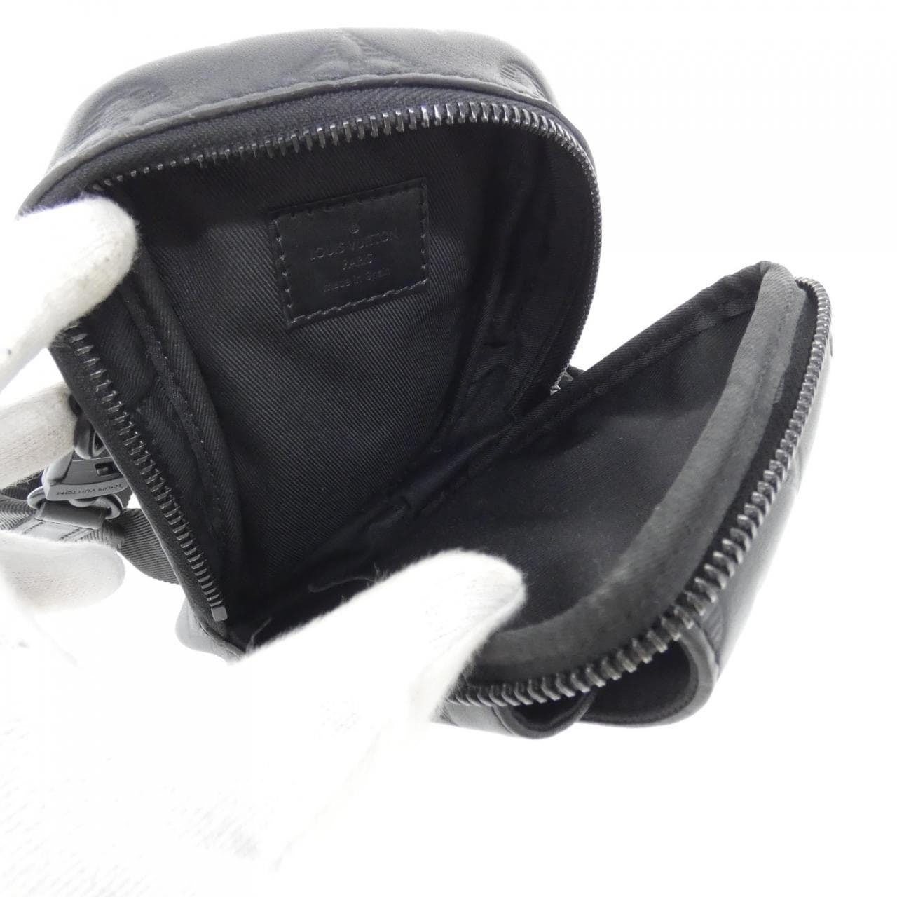 ルイヴィトン モノグラム シャドウ ダブルフォン ポーチ M81323 ショルダーバッグ