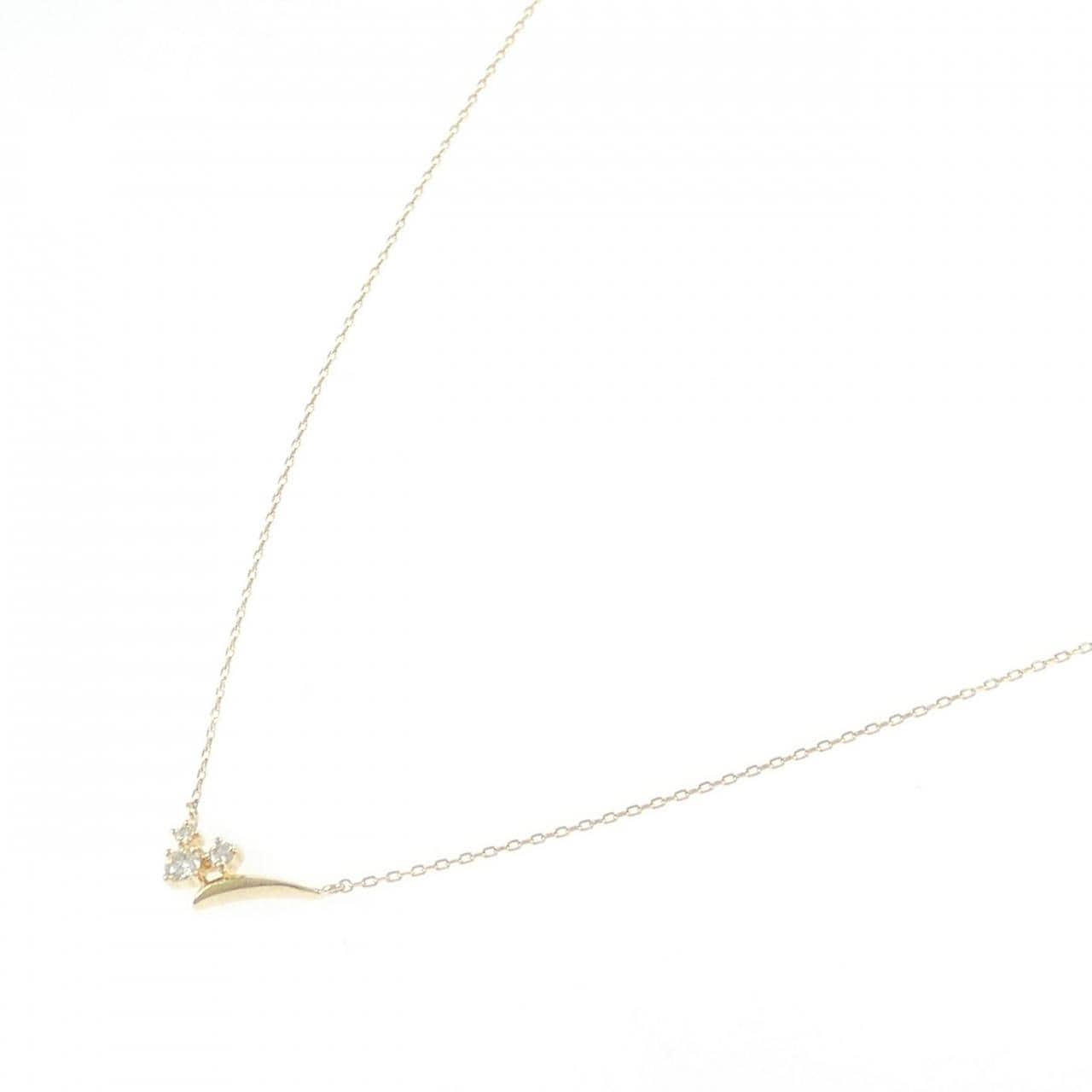 K10YG ダイヤモンド ネックレス 0.05CT