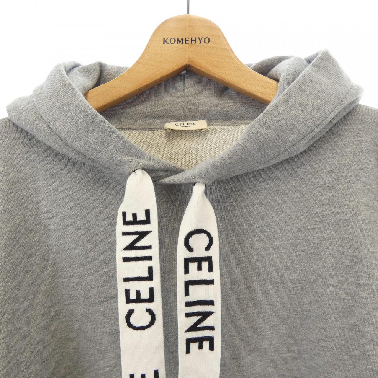 セリーヌ CELINE CELINE ルーズ フーディー / コットンフリース 2Y468670Q パーカー