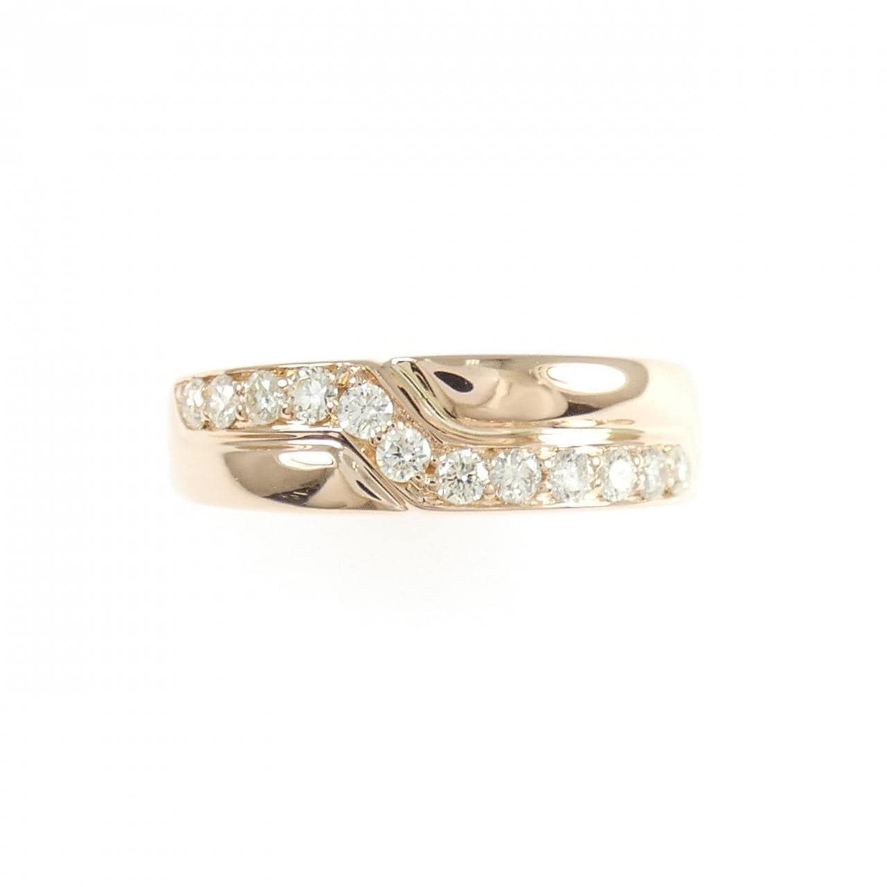 K18PG ダイヤモンド リング 0.25CT