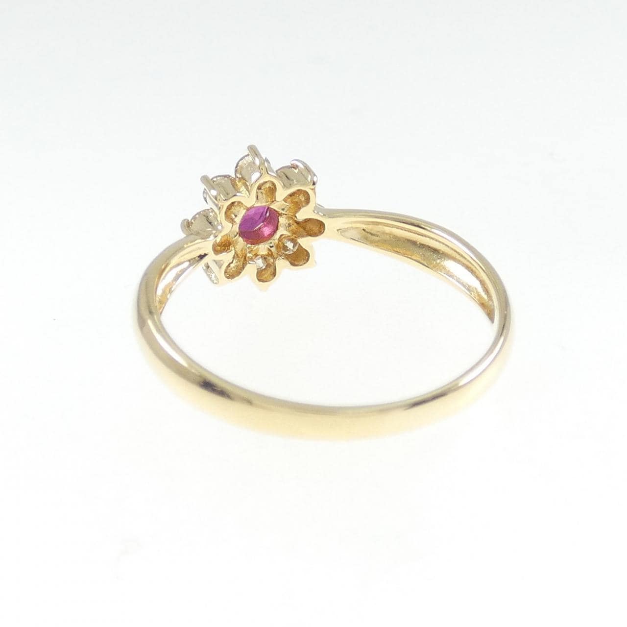 K18YG紅寶石戒指0.18CT