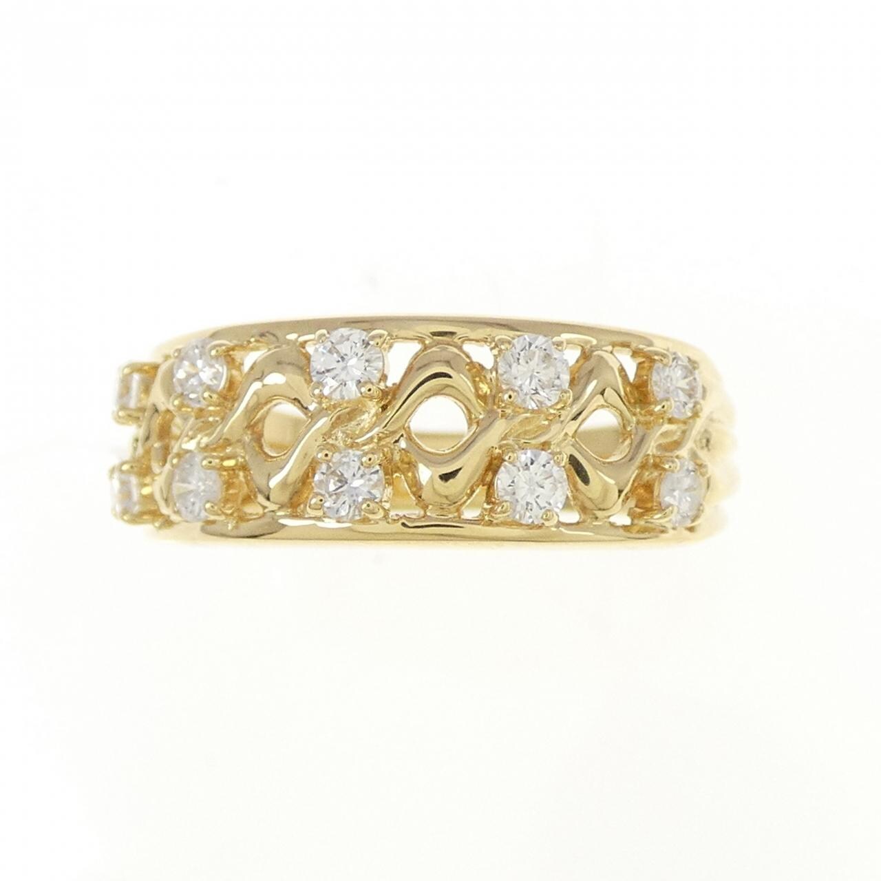 K18YG ダイヤモンド リング 0.36CT