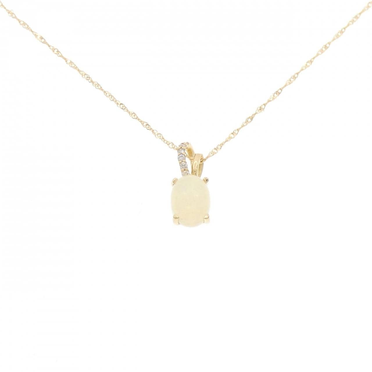 K18YG オパール ネックレス 1.20CT