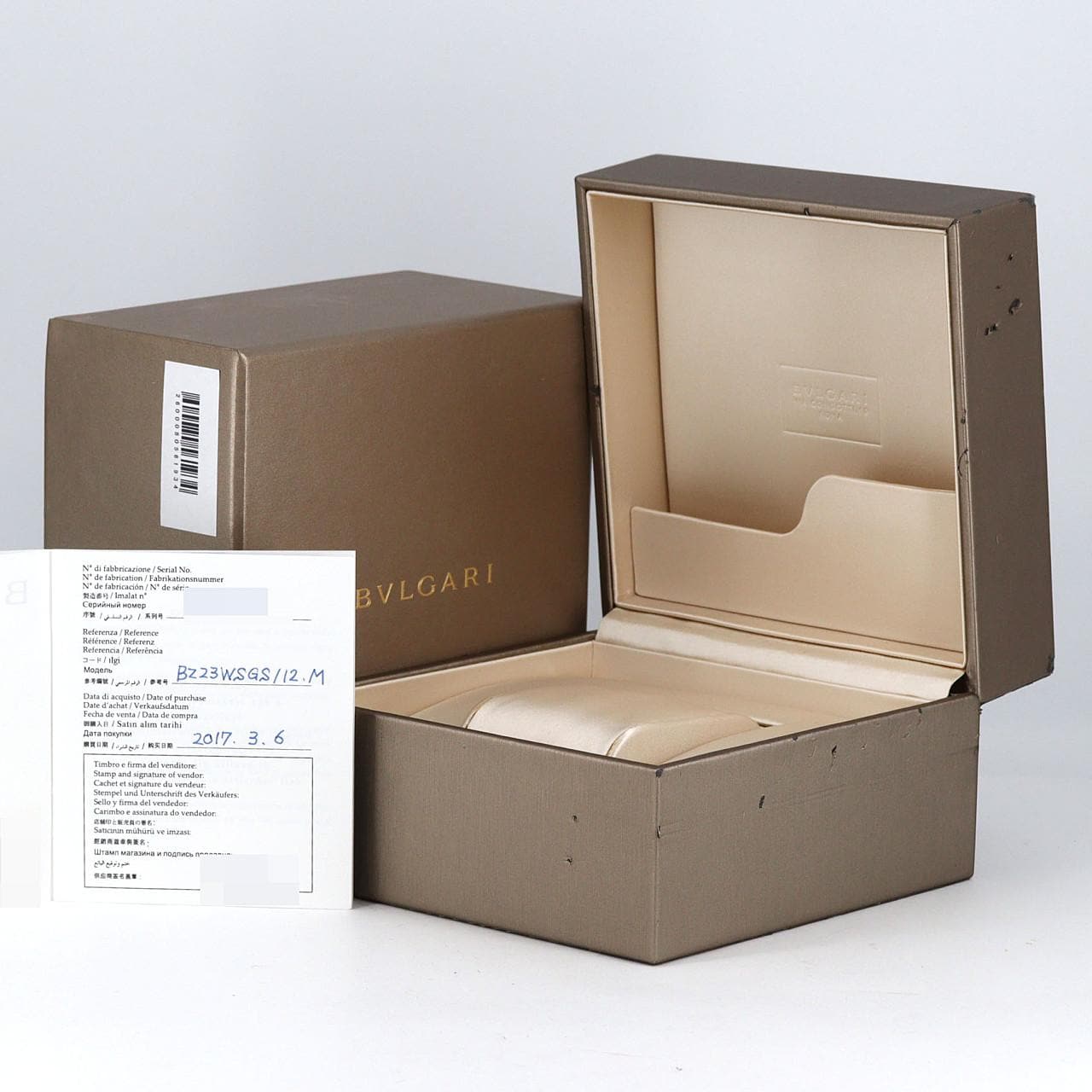 ブルガリ B-zero1 PGコンビ･12P Mサイズ BZP23SG/BZ23WSGS/12.M SSxPG クォーツ