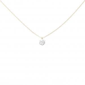 【リメイク】K18YG ダイヤモンド ネックレス 0.310CT G SI1 EXT H&C