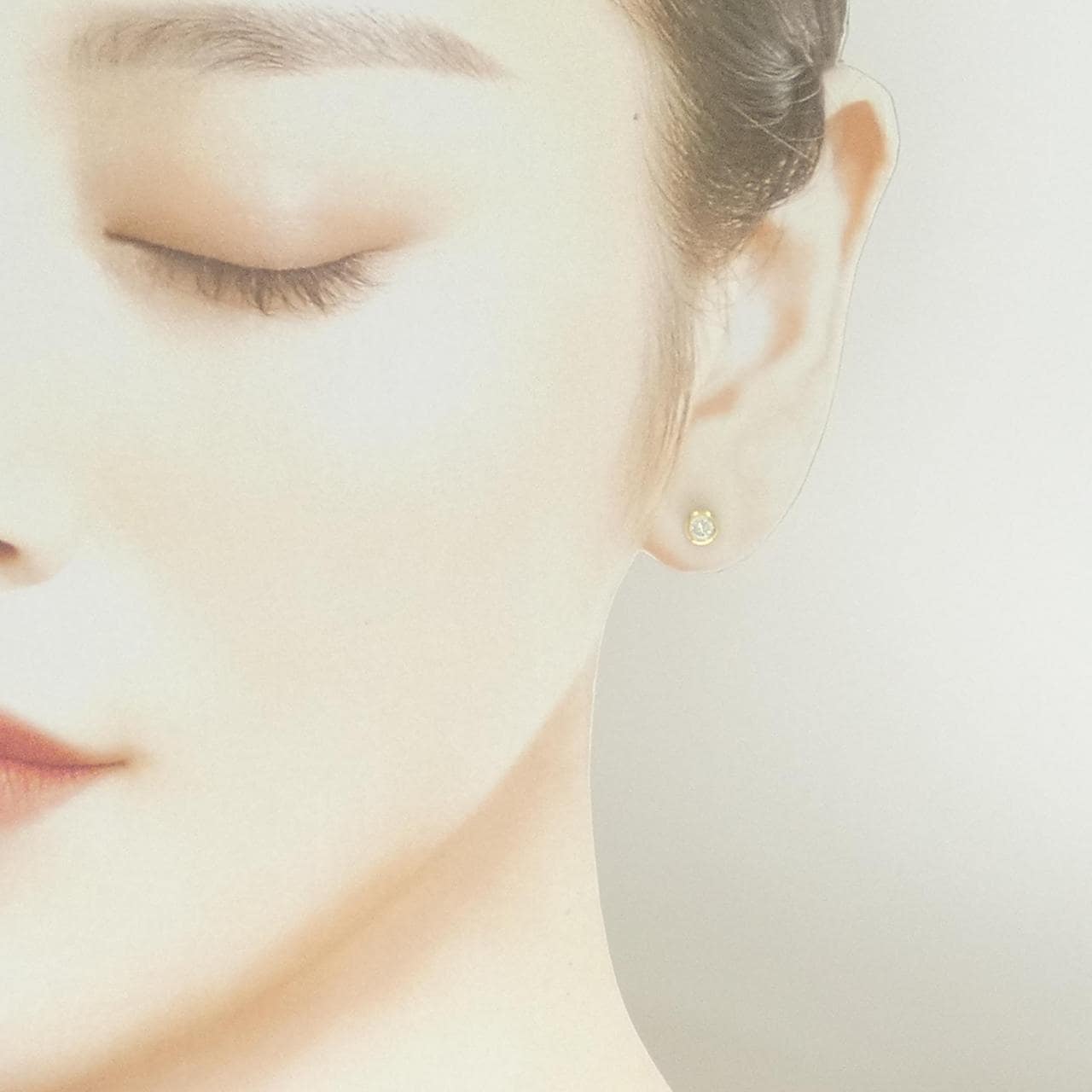 K18YG ダイヤモンド ピアス 0.30CT