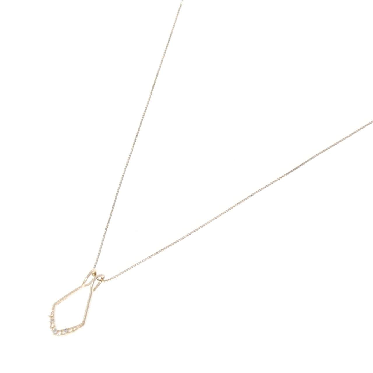 アガット ダイヤモンド ネックレス 0.01CT