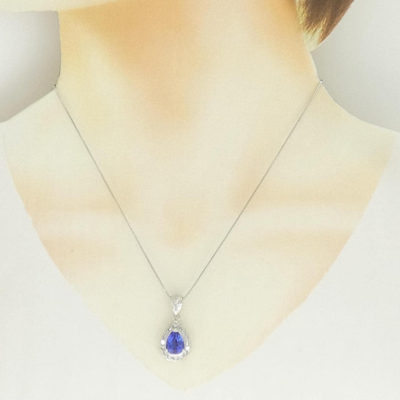 PT900/PT850 タンザナイト ネックレス 2.87CT