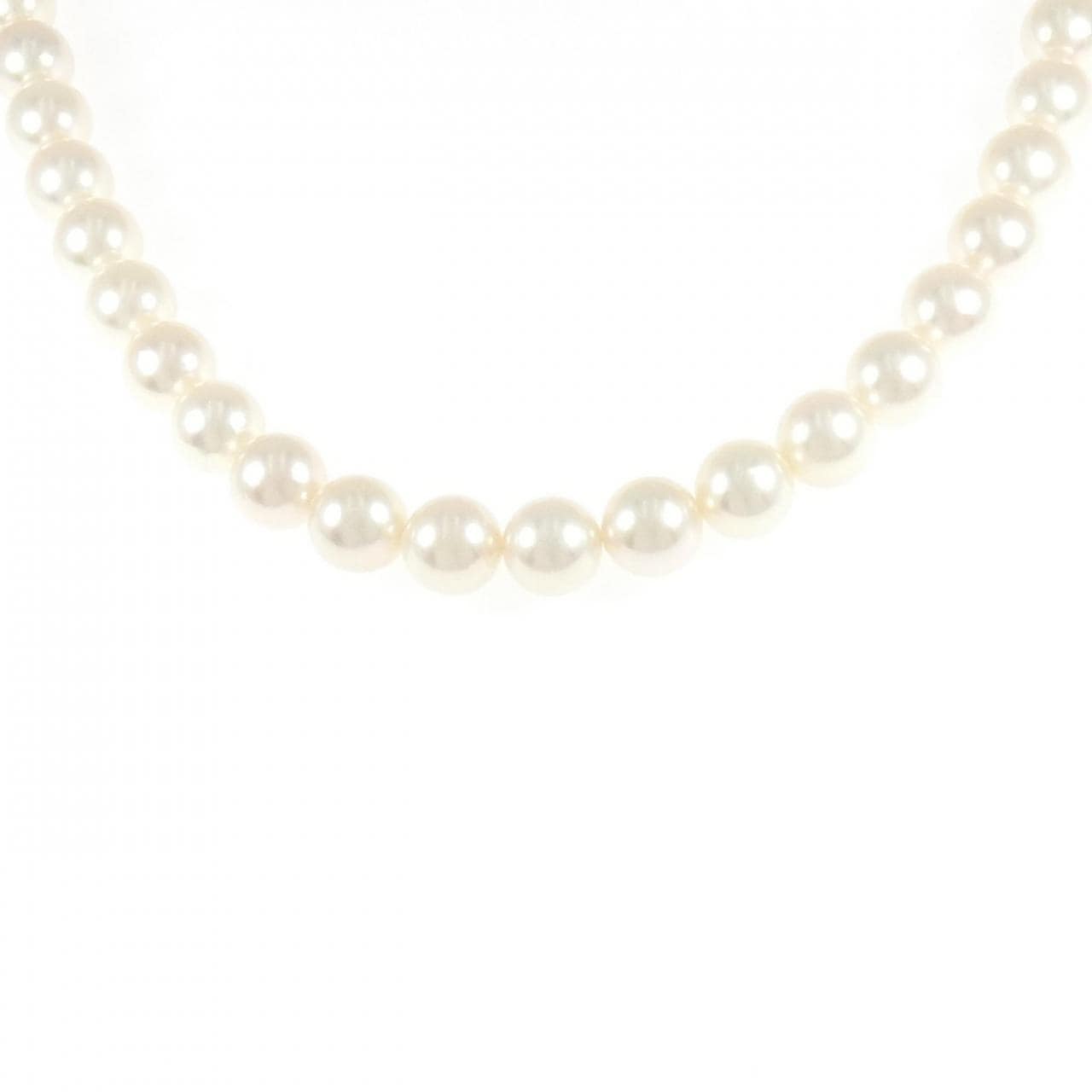 シルバークラスプ アコヤパール ネックレス 8.5-9mm