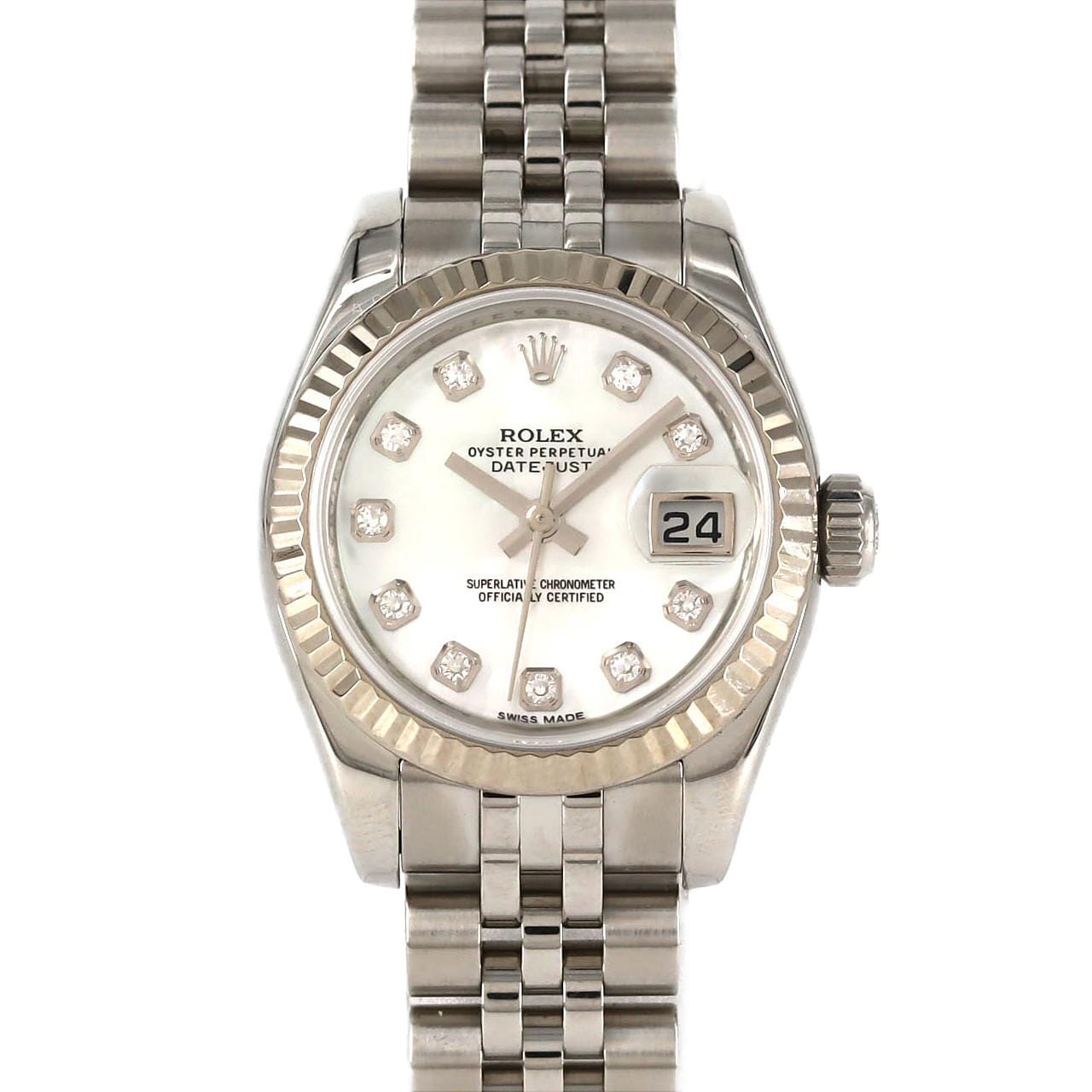 ロレックス デイトジャスト 179174NG SSxWG 自動巻 ランダム番