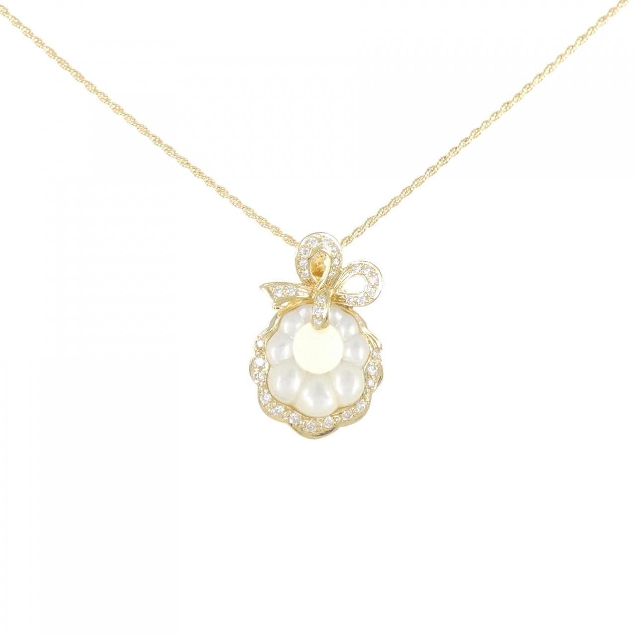 K18YG マザーオブパール ネックレス