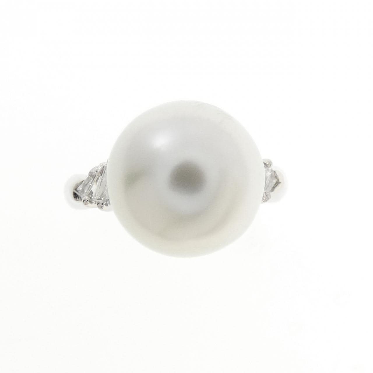 PT900 白蝶パール リング 11.2mm