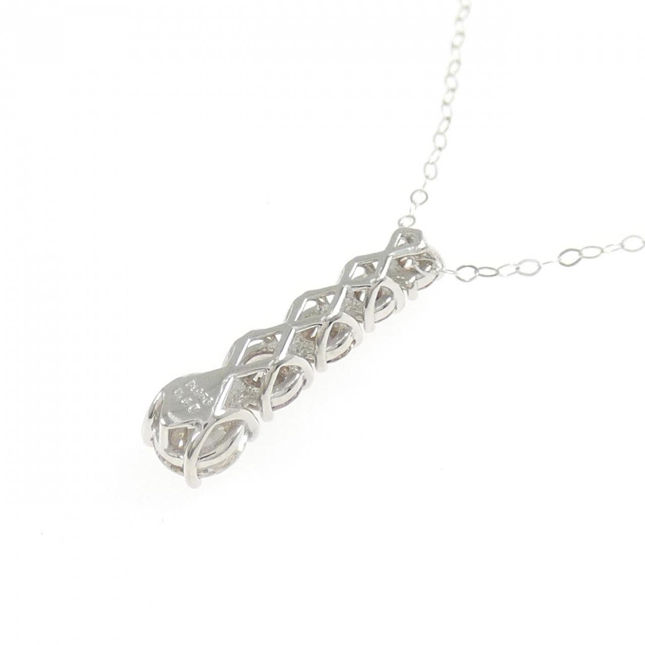 PT950 ダイヤモンド ネックレス 0.50CT