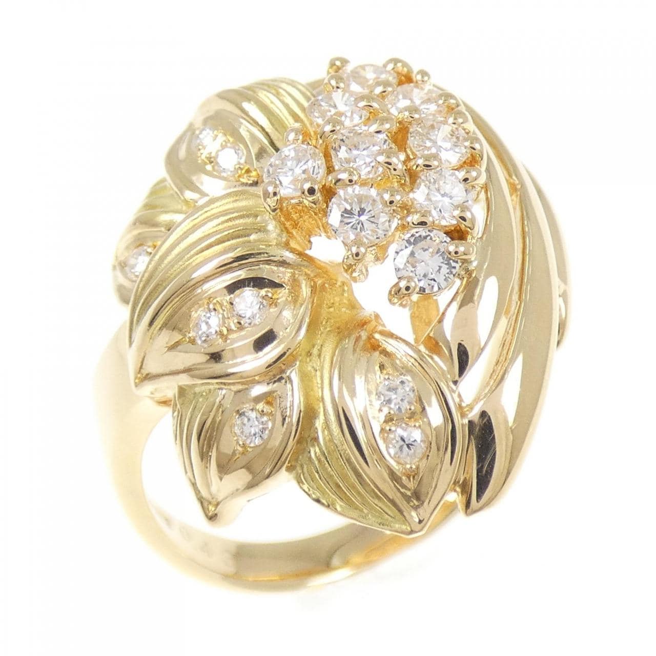 K18YG ダイヤモンド リング 0.43CT