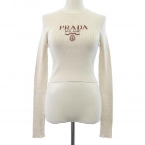 プラダ PRADA ロゴ入り シルク クロップドセーター P24S1G S222 11MY トップス