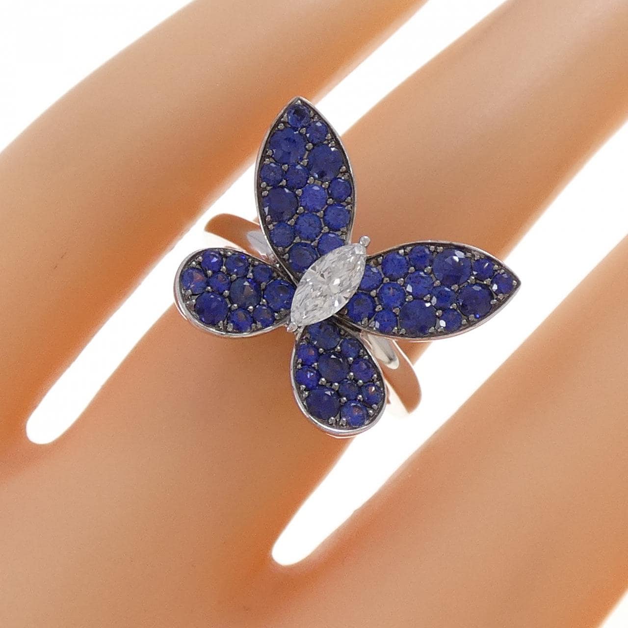 グラフ パヴェ バタフライ リング