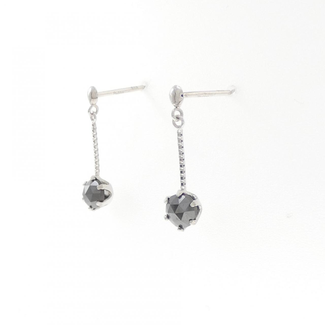 PT900 ダイヤモンド ピアス 0.50CT