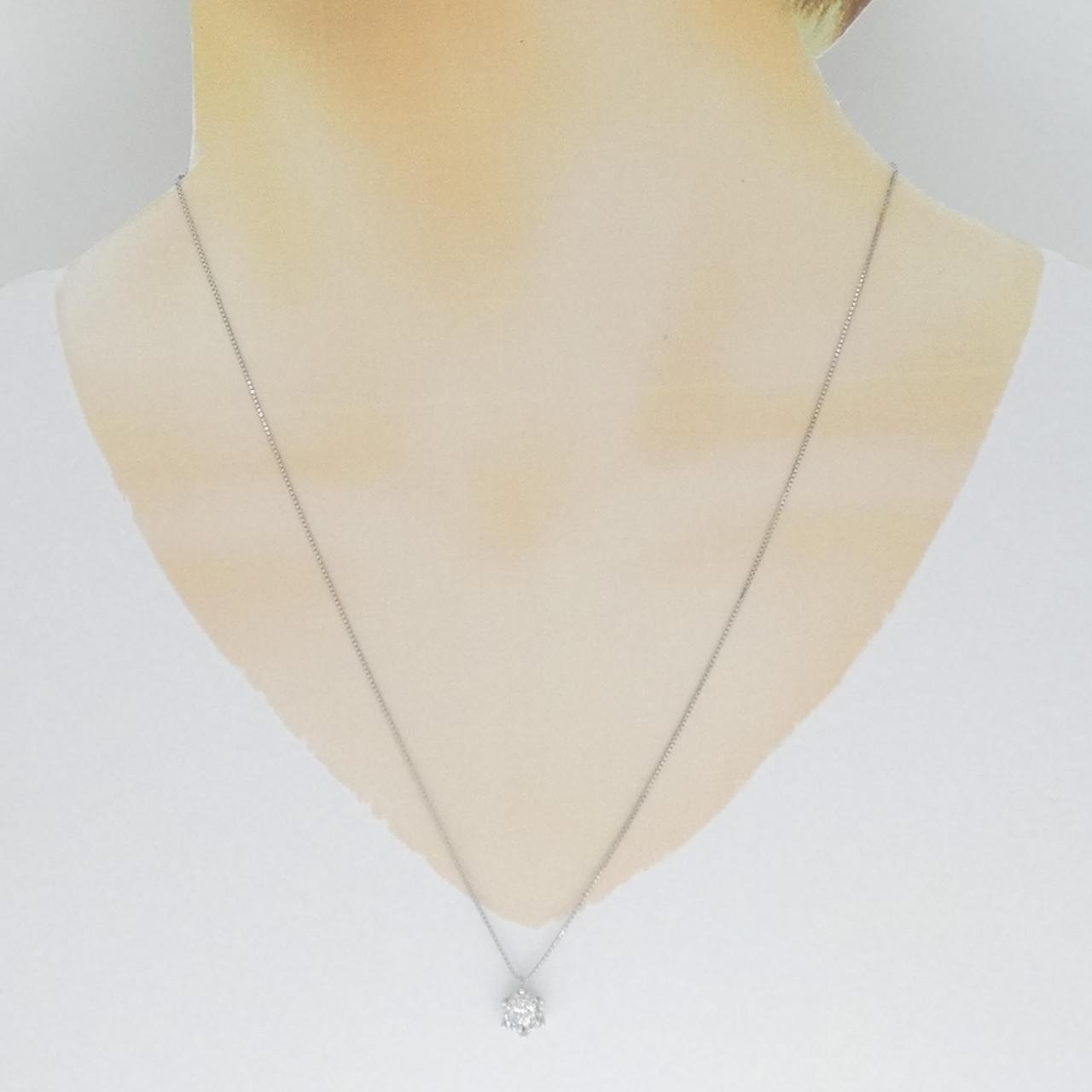 [BRAND NEW] PT Diamond Necklace 0.231CT E SI2 Good