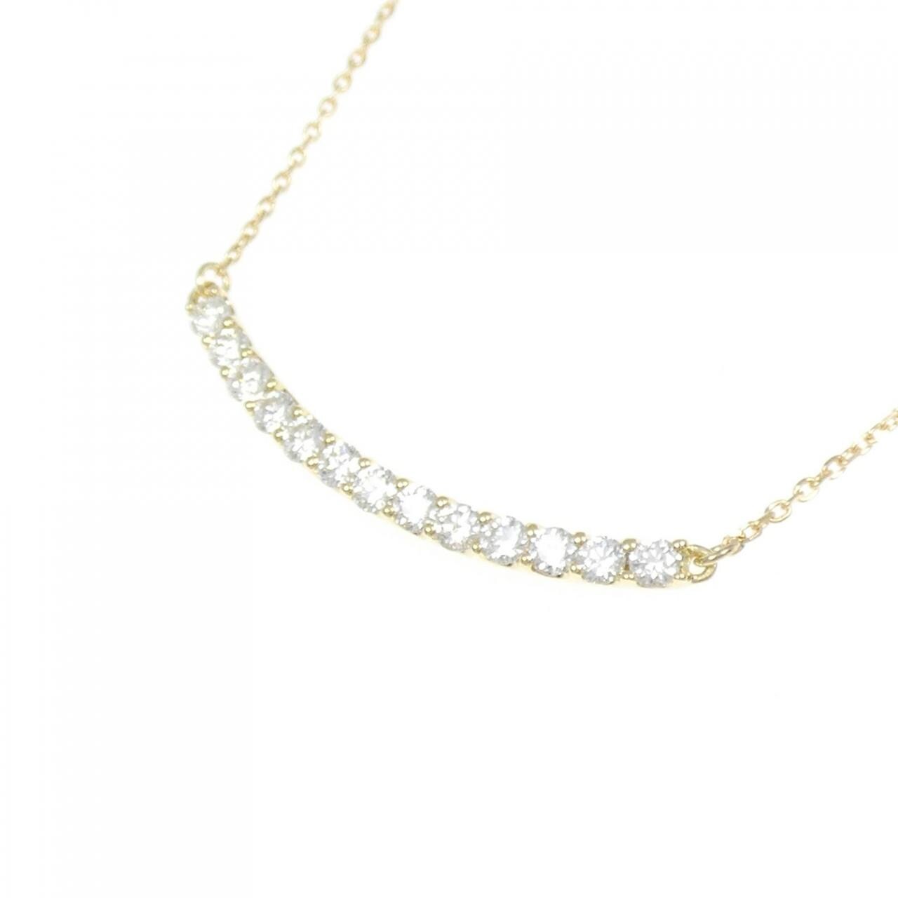 【新品】K18YG ダイヤモンド ネックレス 0.500CT