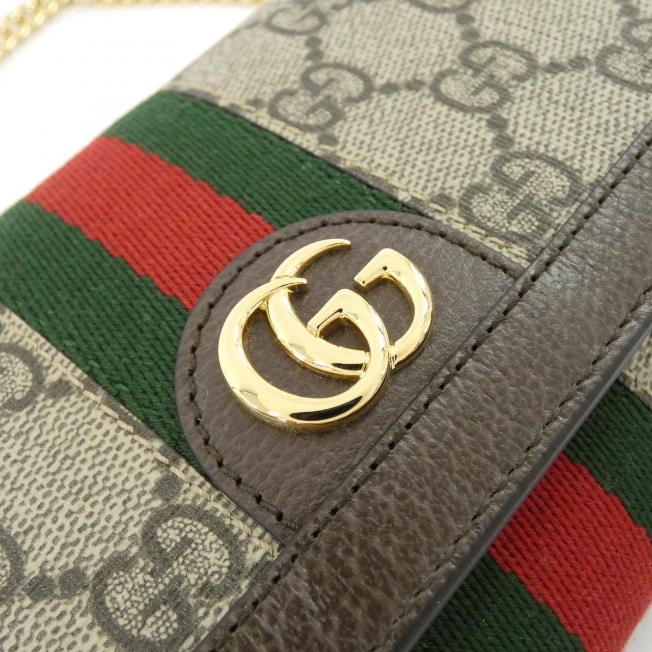 [新品] Gucci OPHIDIA 772309 96IWG 鏈條錢包