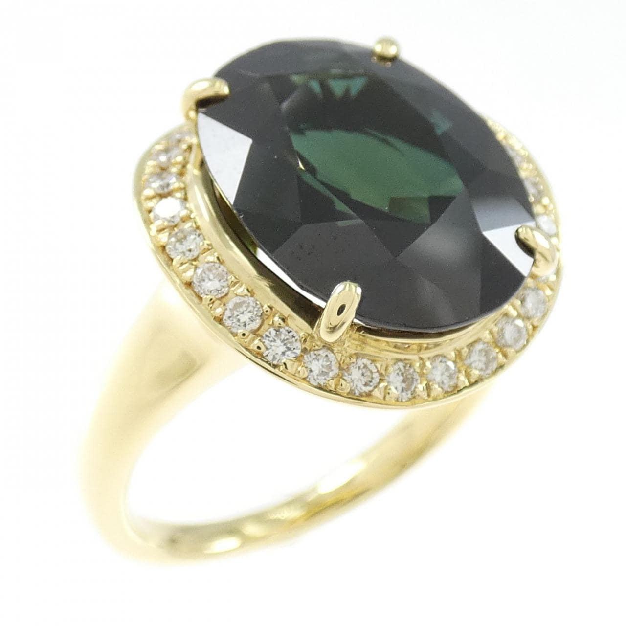 K18YG サファイヤ リング 8.88CT