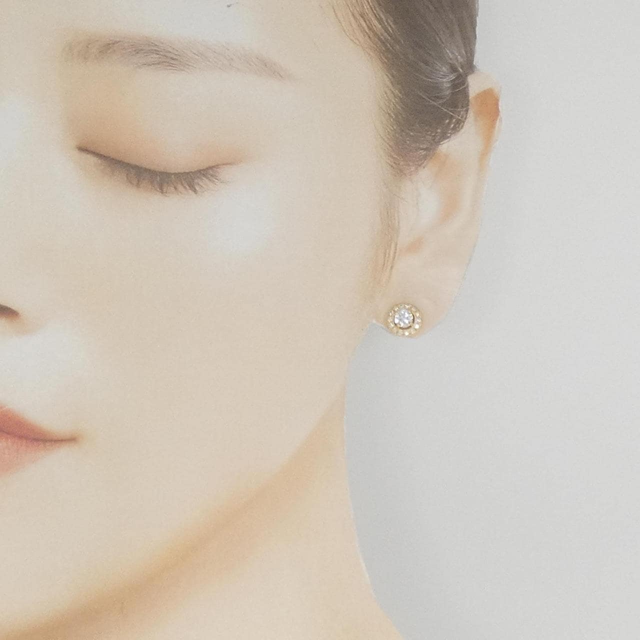【リメイク】K18YG/ST ダイヤモンド ピアス 0.306CT 0.314CT G VS2 3EXT H&C