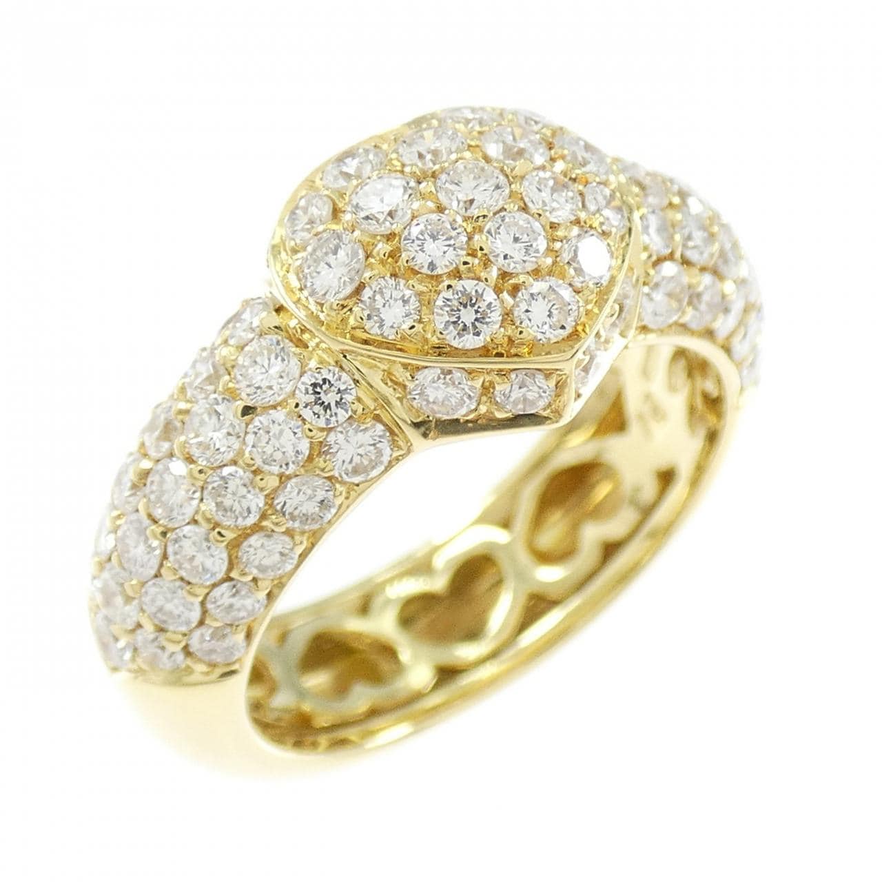 ポンテヴェキオ ハート ダイヤモンド リング 1.43CT