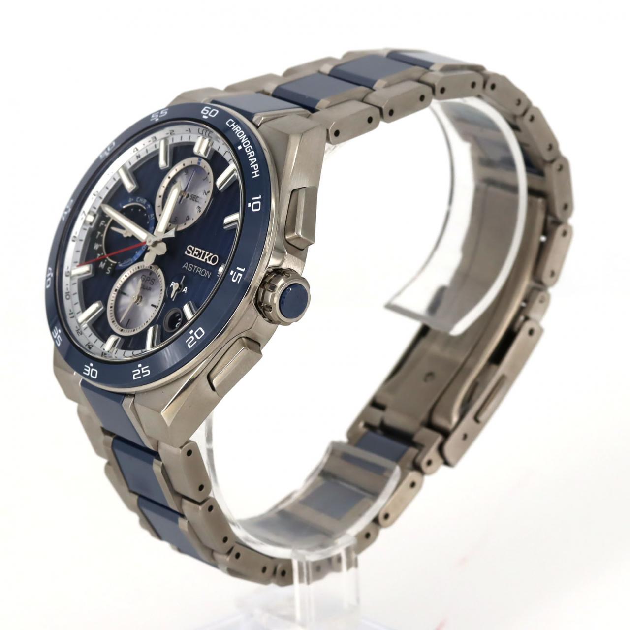 セイコー アストロンGPS 電波時計 5X83-0AA0/SBXC181 TIxセラミック ソーラークォーツ