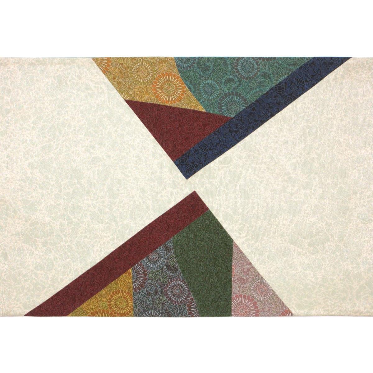 【未使用品】袋帯　六谷梅軒　切嵌