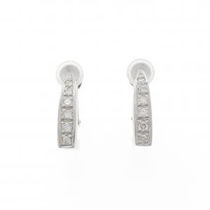 PT900 ダイヤモンド イヤリング 0.18CT
