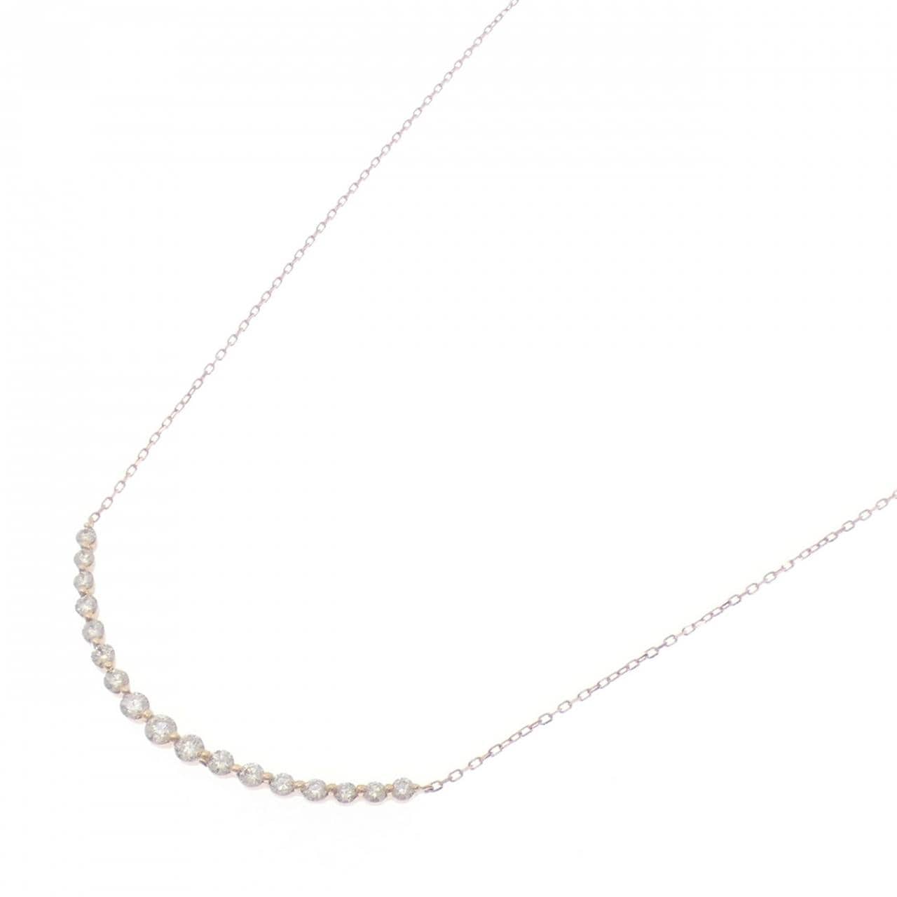 K18YG ダイヤモンド ネックレス 1.00CT