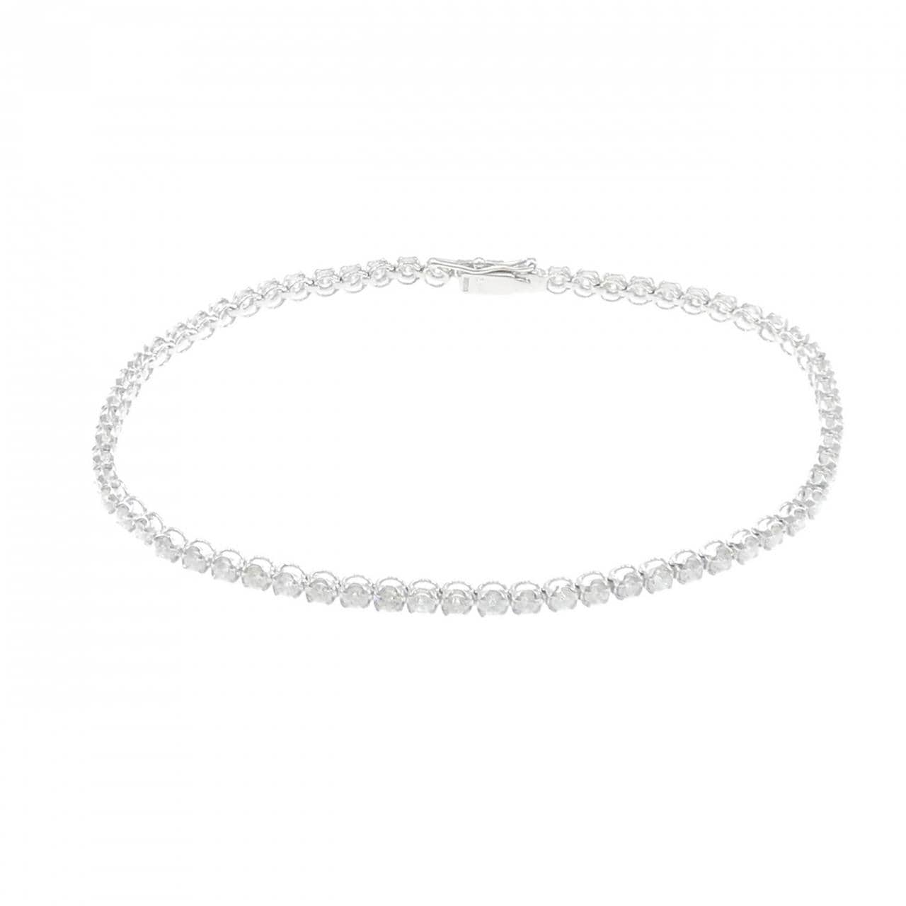 K18WG钻石手链2.00CT