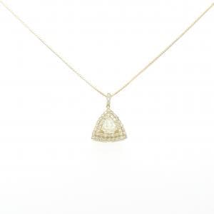 【新品】K18YG ダイヤモンド ネックレス 0.45CT