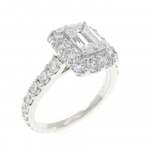 グラフ ダイヤモンド エメラルドカット リング 0.72CT D VS1