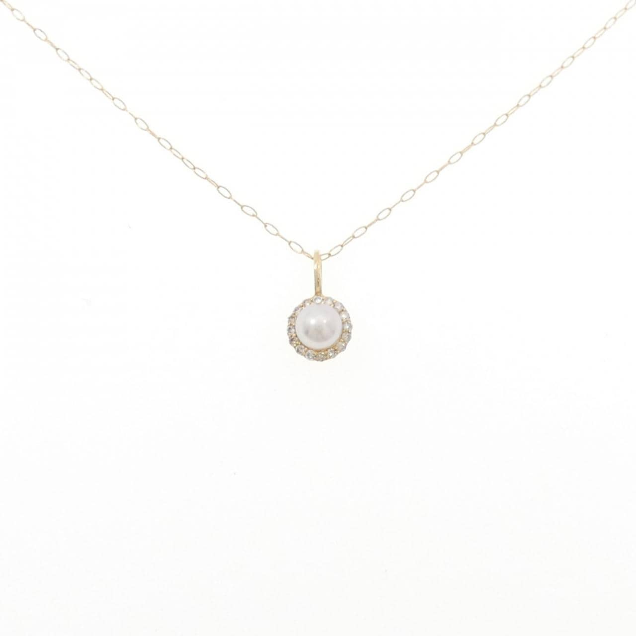 K18YG アコヤパール ネックレス 4mm