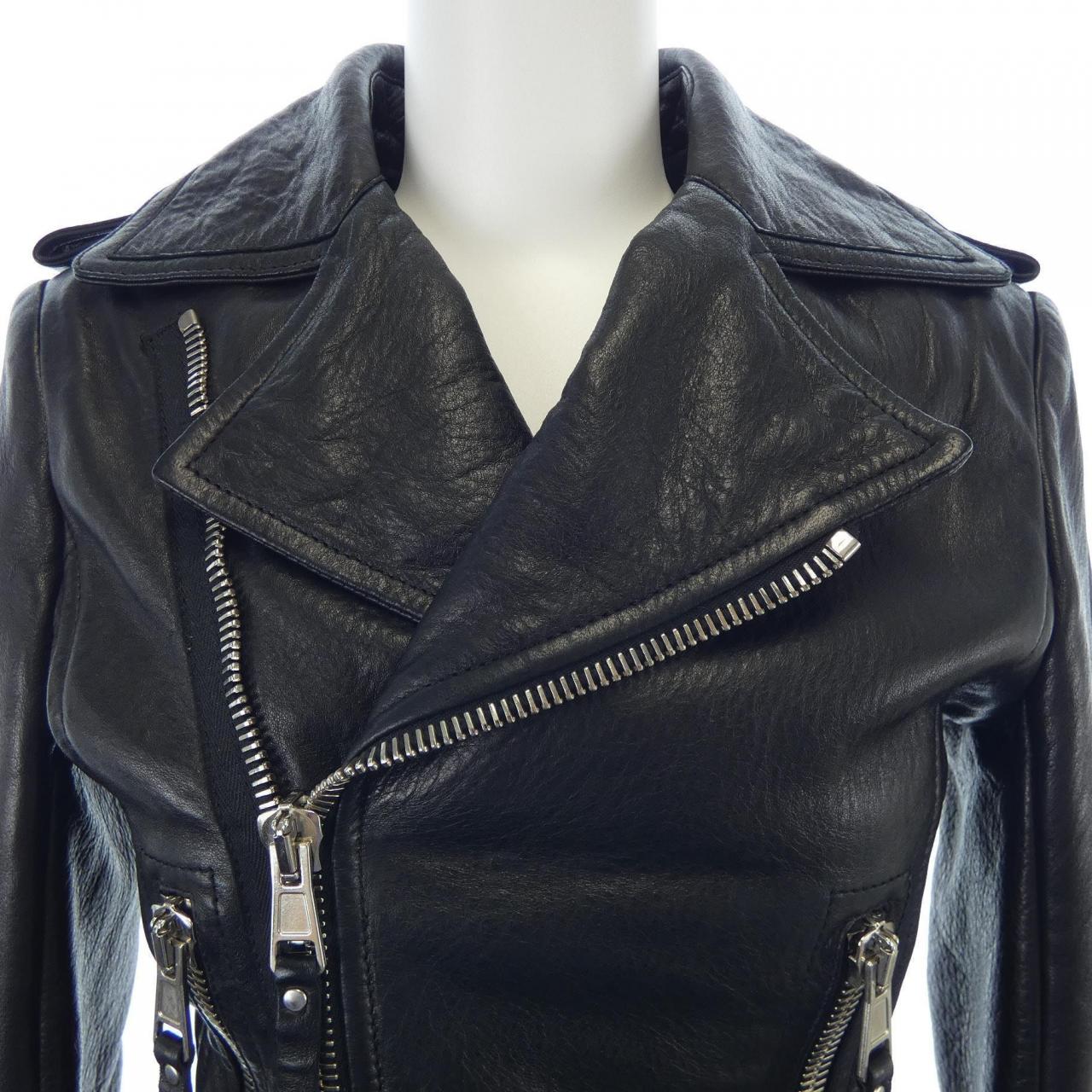 バレンシアガ BALENCIAGA 256302 TCH99 レザーライダースジャケット